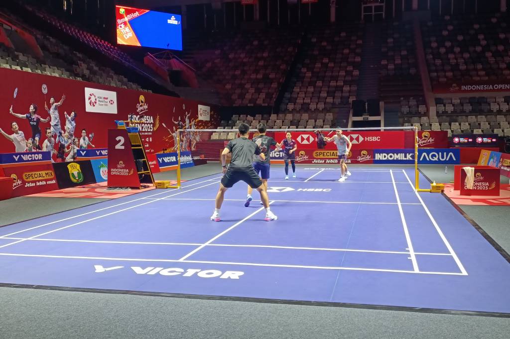 Penampakan Karpet Biru di Istora Senayan jelang Indonesia Open 2025: Inovasi Baru dalam Dunia Bulu Tangkis
