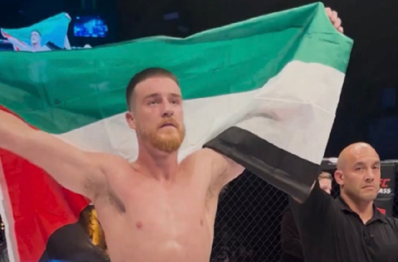 Viral Petarung MMA Irlandia Paddy McCorry Teriak Free Palestine saat Bikin KO Tentara Israel
