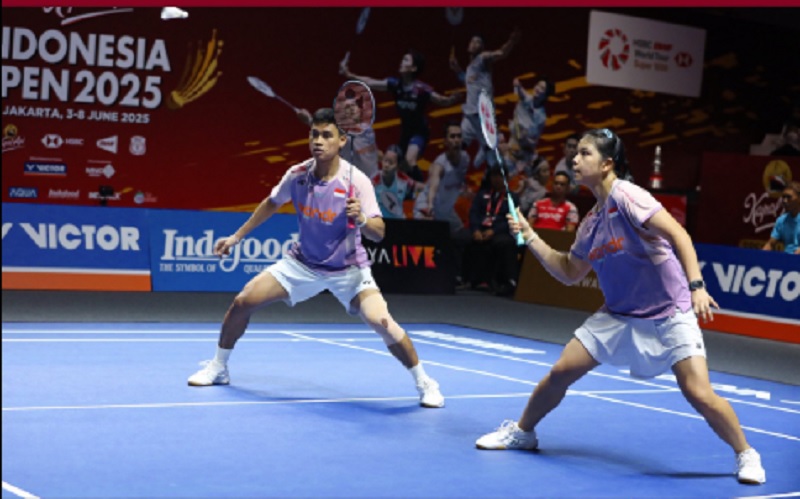 Hasil Indonesia Open 2025: Jafar/Felisha Usir Duo Malaysia, Trias/Rachel Tumbang