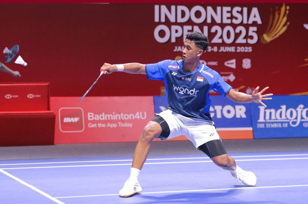 Hasil Indonesia Open 2025: Alwi Farhan Cemerlang, Rinov/Pitha Gagal Lolos ke 16 Besar