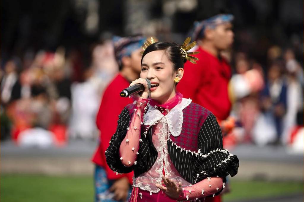 Belum Banyak yang Tahu, Shanna Shannon Penyanyi Lagu Tanah Airku usai Timnas Bertanding