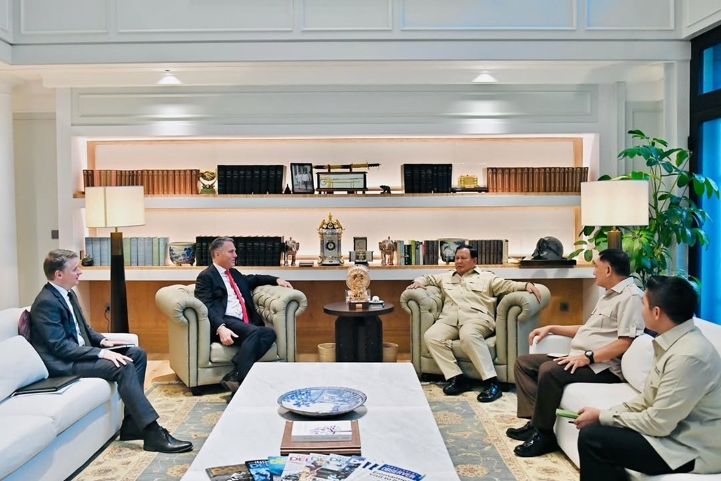 Prabowo Bertemu Wakil PM Australia di Kertanegara, Bahas Apa?