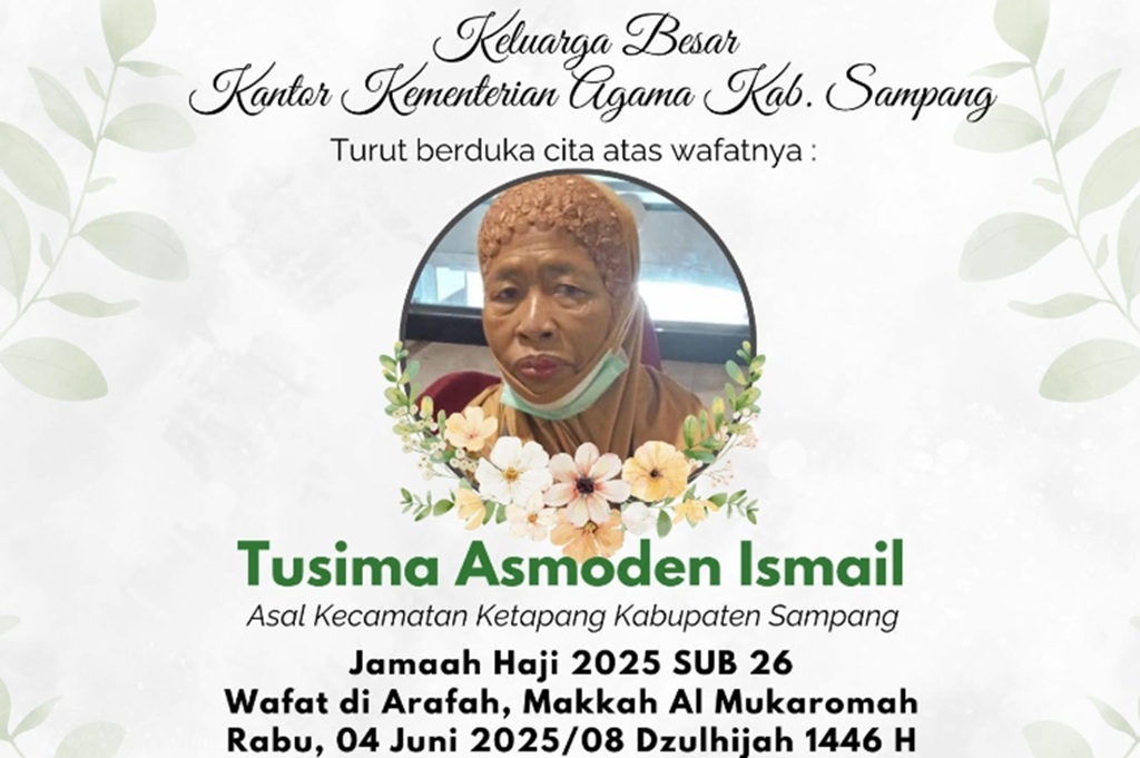 Kabar Duka dari Makkah, Jemaah Haji asal Sampang Meninggal Sakit saat Tiba di Arafah