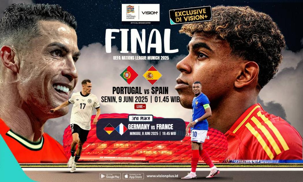 Jadwal dan Link Live Streaming Portugal vs Spanyol di Final UEFA Nations League