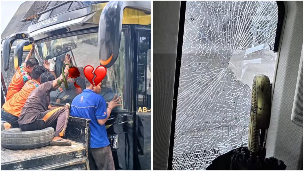 Viral Armada PO Aerobus Jadi Sasaran Lemparan Batu di Lintas Sumatera, Ini Kronologinya