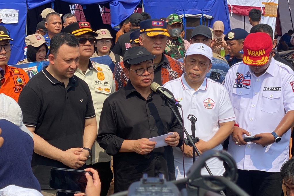 Pramono Tengok Pengungsian Korban Kebakaran Penjaringan, Janji Bantu Urus Surat-Surat