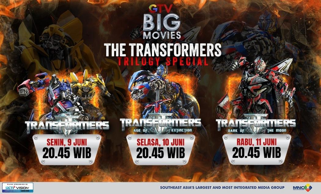 Blockbuster Robot Siap Guncang TV Kamu Lewat Parade Movie Transformers di GTV Big Movies!