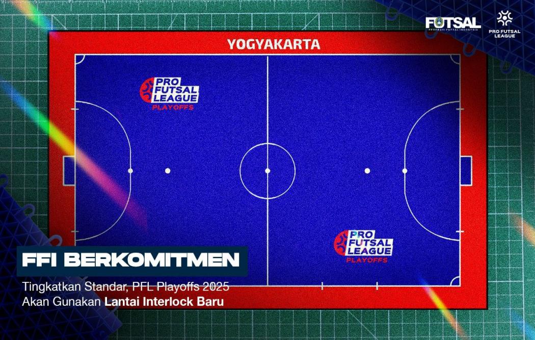 PFL Playoffs 2025 Bakal Gunakan Lantai Interlock Baru, Komitmen FFI Tingkatkan Standar Kompetisi