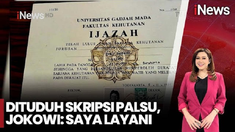 Jokowi Respons Rismon Sianipar bakal Laporkan Dugaan Skripsi Palsu: Sertifikat Tanah Juga