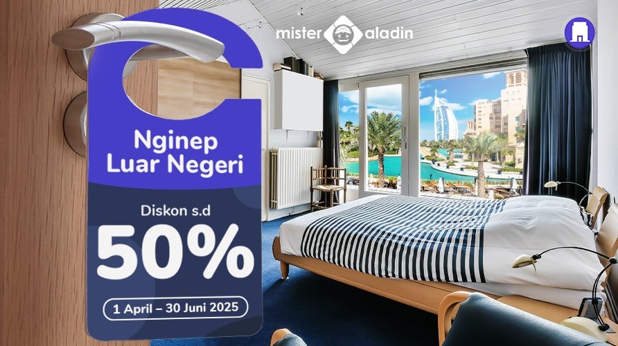Jalan-Jalan ke Luar Negeri Jadi Lebih Hemat, Ada Diskon Hotel s.d 50% 