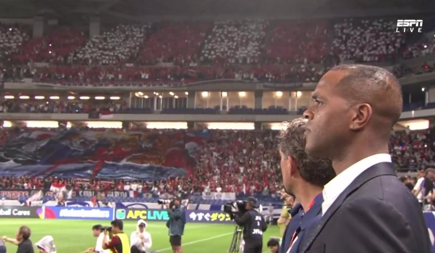 Penampakan Fans Garuda di Tribune Suita Stadium, Negara Gila Bola Memang Beda