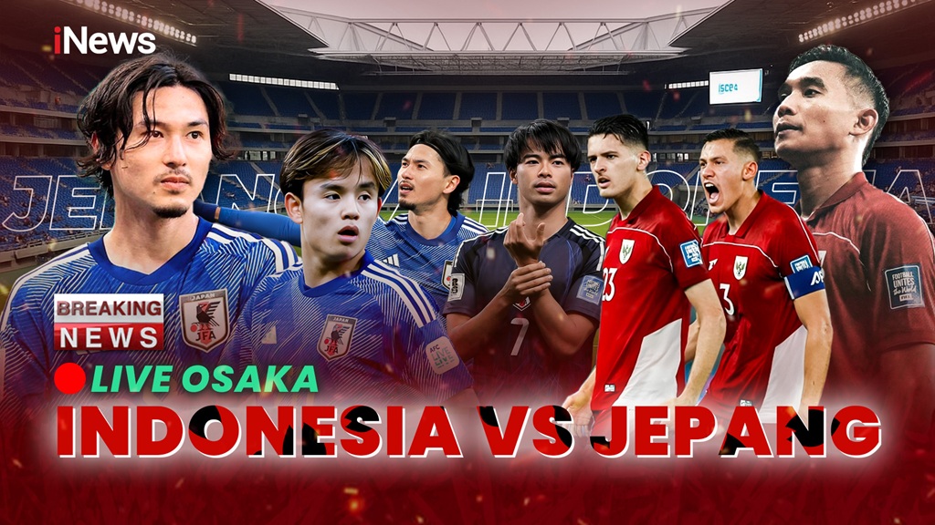 Link Live Streaming Timnas Indonesia vs Jepang Live dari Osaka, Cek di Sini!