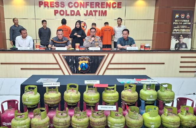 Komplotan Pengoplos Elpiji 3 Kg di Malang Ditangkap, Raup Untung Rp384 Juta