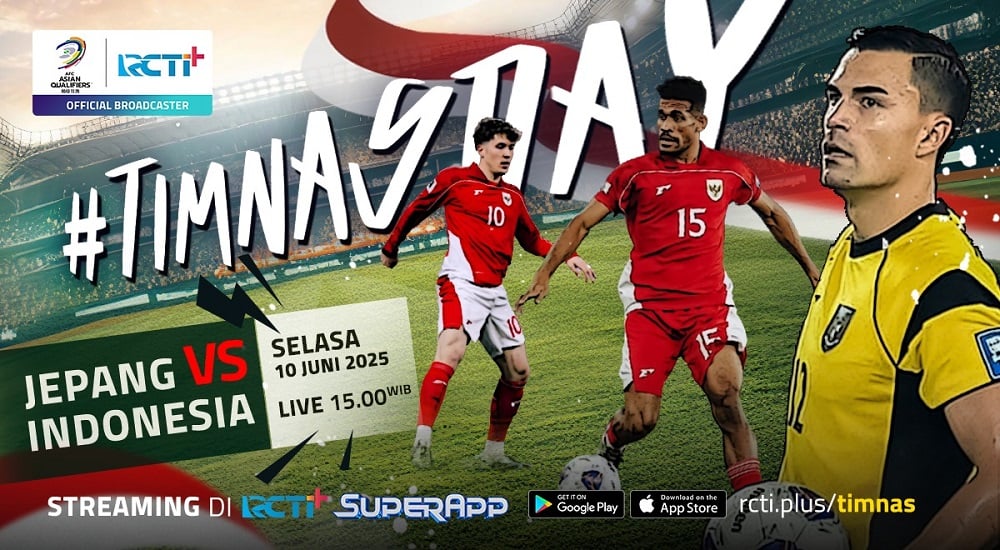 Anti Ribet! Ini Cara Nonton Link Live Streaming Timnas Indonesia Vs Jepang