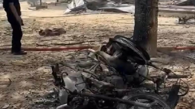 Kerusuhan Pecah di Siak, Pos Penjagaan hingga Kendaraan Milik PT SSL Hangus Dibakar Warga