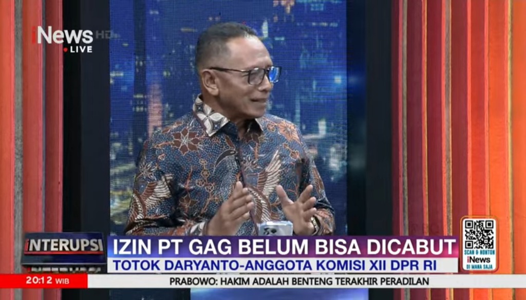 Anggota DPR Ungkap Alasan Pemerintah Belum Bisa Cabut Izin GAG Nikel