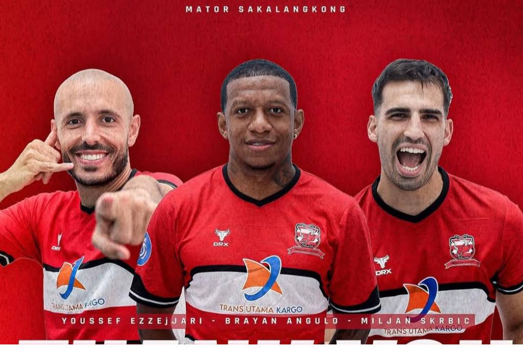 Madura United Lepas Tiga Pemain Asing, Siap Datangkan Bintang Baru jelang Liga 1 2025-2026!