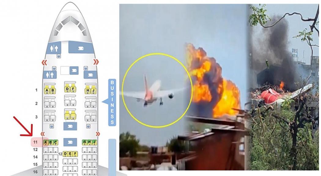 Misteri Kursi 11A Selamatkan Pria Ini Lolos dari Kematian di Pesawat Air India, di Sini Posisinya