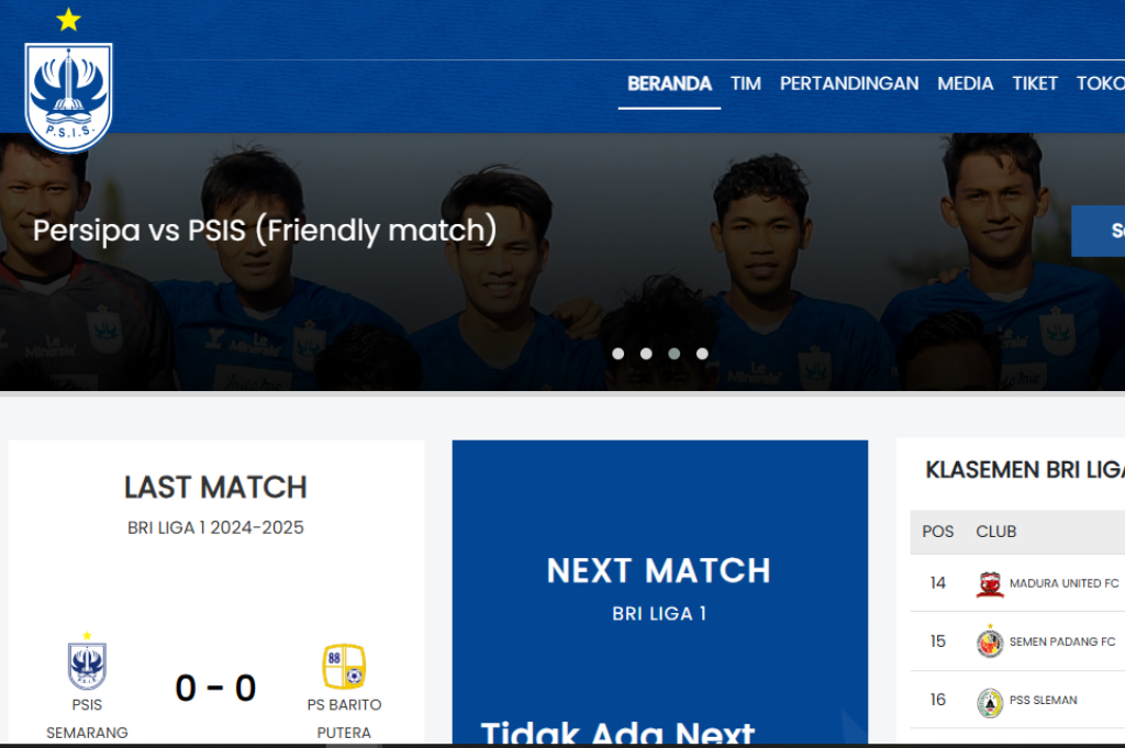 Website PSIS Jadi Situs Judi Online, Diduga Kena Retas! Kok Bisa Lolos?
