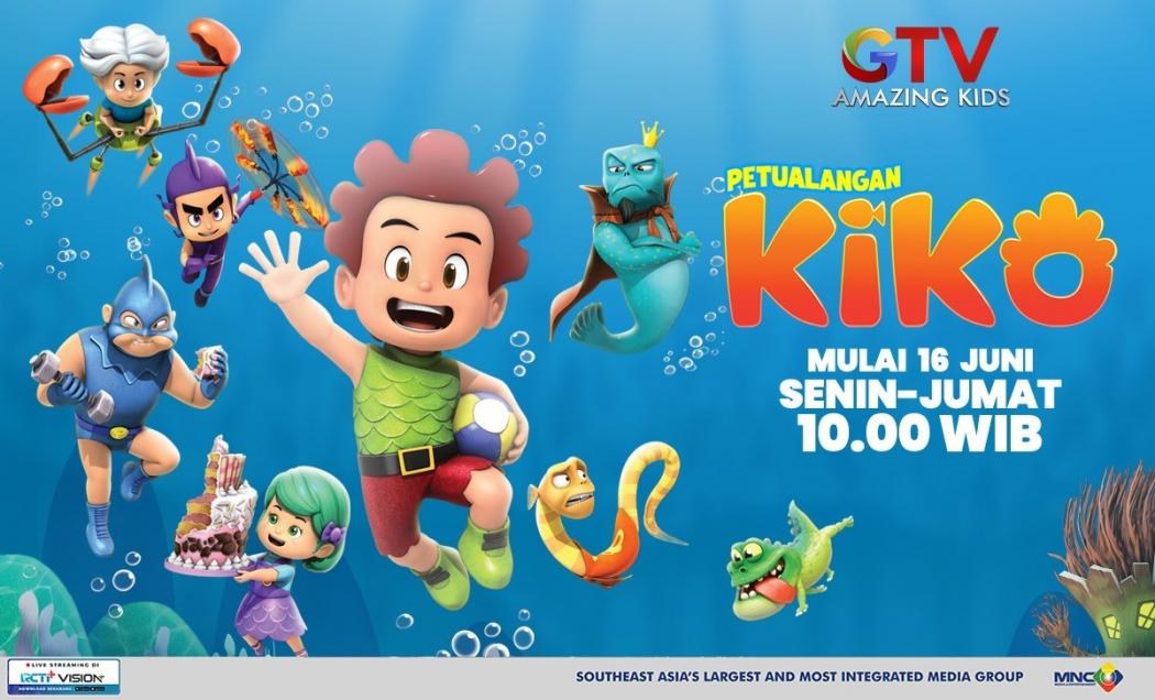 Dari Dalam Air, Petualangan Kiko Siap Jadi Sahabat Baru Kamu di GTV Amazing Kids!