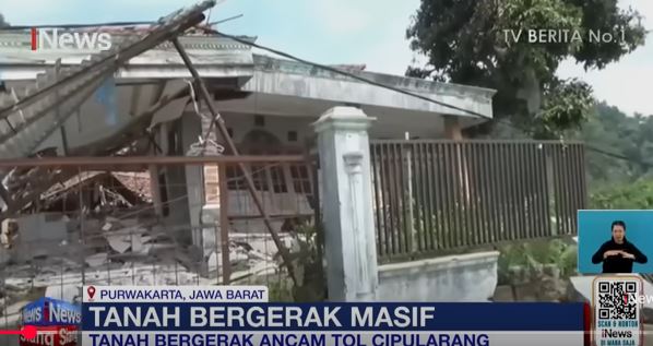 Tol Cipularang di Purwakarta Terancam Tanah Bergerak, 72 Rumah Rusak