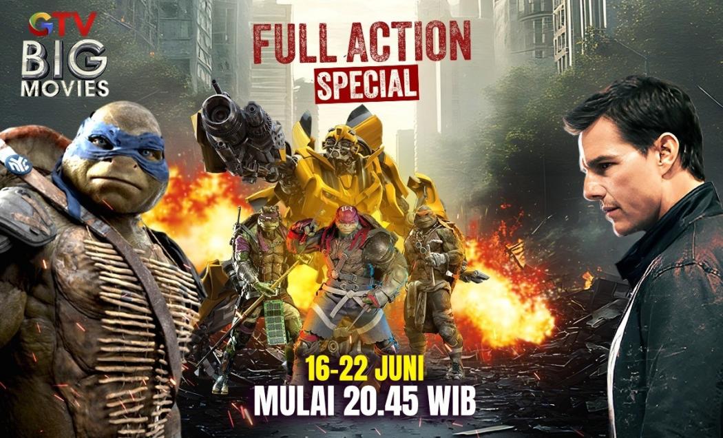 Ada Aksi Tom Cruise dan Robot Kuning Bumblebee di GTV Big Movies Minggu Ini!