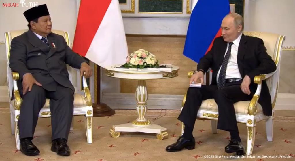 Putin ke Prabowo: Saya Harap RI Bisa Beri Sumbangan Besar ke BRICS
