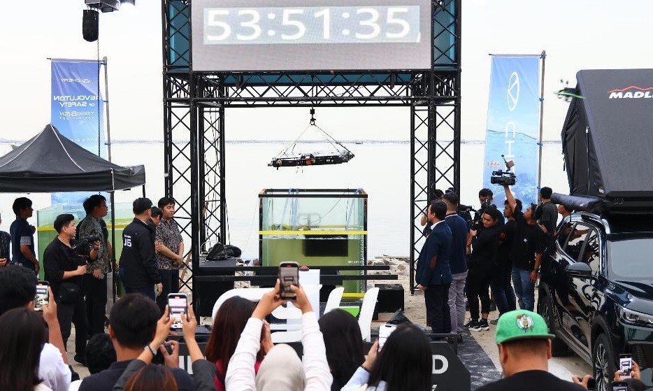 Baterai Mobil Cherry Tiggio CSH Direndam Air Laut 55 Jam, Ajaib Bisa Langsung Nyala