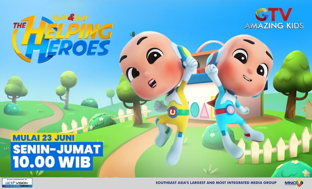 Saksikan Upin & Ipin The Helping Heroes, Mulai 23 Juni di GTV Amazing Kids!