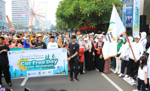 Semarakkan Peaceful Muharam 1447 H, Menag Lepas 1.500 Peserta Car Free Day