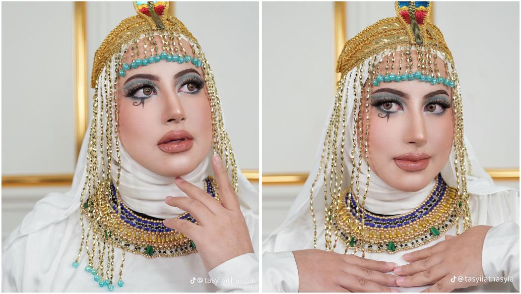 Potret Tasyi Athasyia ala Cleopatra, Dipuji Cantik Mirip Elvy Sukaesih