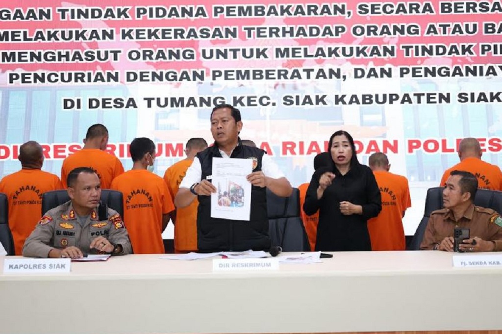 Polda Riau Wanti-wanti Bupati Siak soal Konflik Lahan PT SSL, Ada Cukong Bermain!