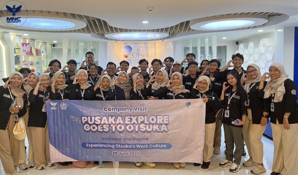 Belajar Budaya Kerja Jepang, HIMA PUSAKA MNC University Kunjungi PT Otsuka