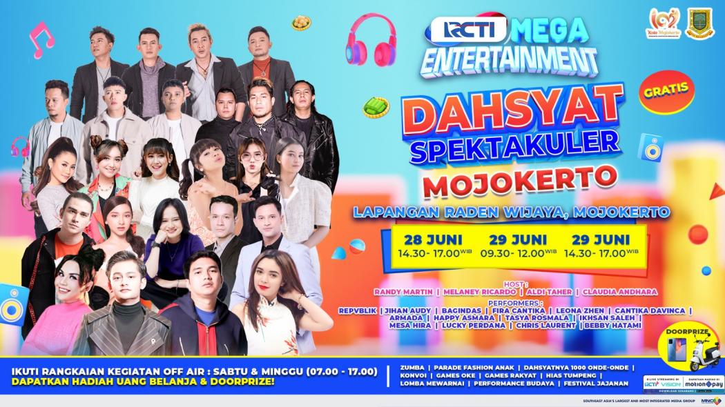 Dahsyat Spektakuler Hadir di Mojokerto 2 Hari Non Stop, Ada Armada hingga Cantika Davinca