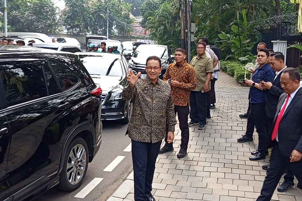 Momen Anies Hadiri Akad Nikah Putri Pramono Anung: Selamat Mas Pram