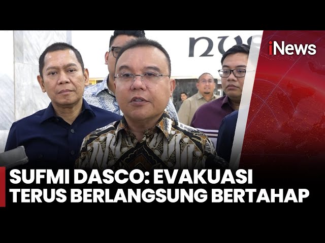 Dasco Pastikan DPR Awasi Evakuasi WNI dari Wilayah Konflik