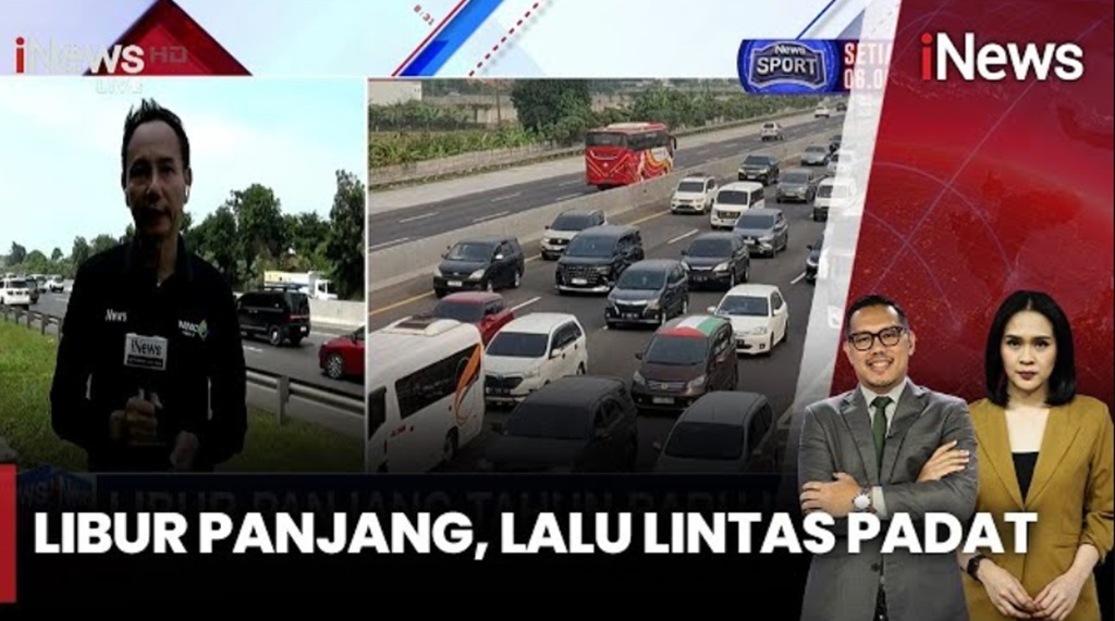 Lalu Lintas Tol Jagorawi dan Japek Dipadati Kendaraan pada Libur Panjang Tahun Baru Islam