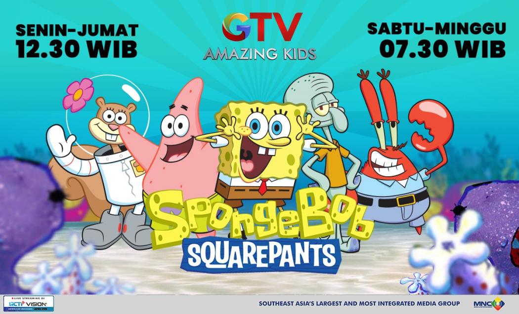 Long Weekend Tiba! Warga Bikini Bottom Siap Bikin Hari Ceria, Tonton SpongeBob Setiap Hari di GTV