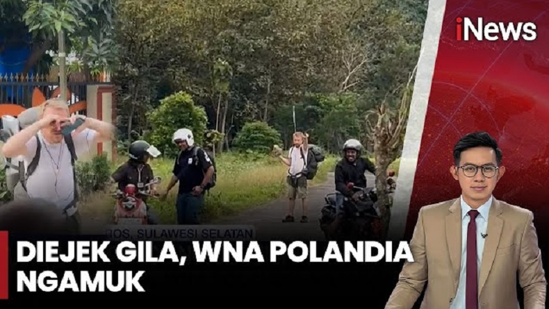 Viral Bule asal Polandia Ngamuk di Maros gegara Kesal Diikuti, Nyaris Lempar Batu ke Warga