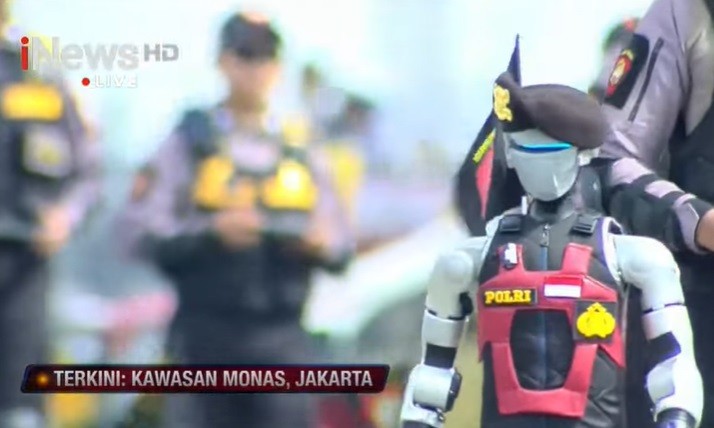 Pasukan Robot Canggih Ramaikan HUT Bhayangkara Ke-79, Apa Akan Gantikan Tugas Polisi?