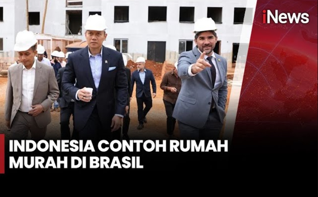 Sambangi Brasil, AHY Cek Proyek Rumah Murah untuk Masyarakat Berpenghasilan Rendah