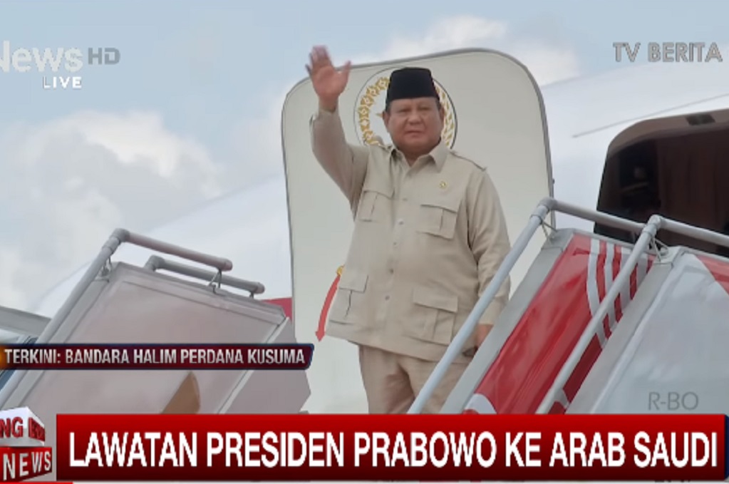 Presiden Prabowo Bertolak ke Arab Saudi, Bahas Kampung Haji