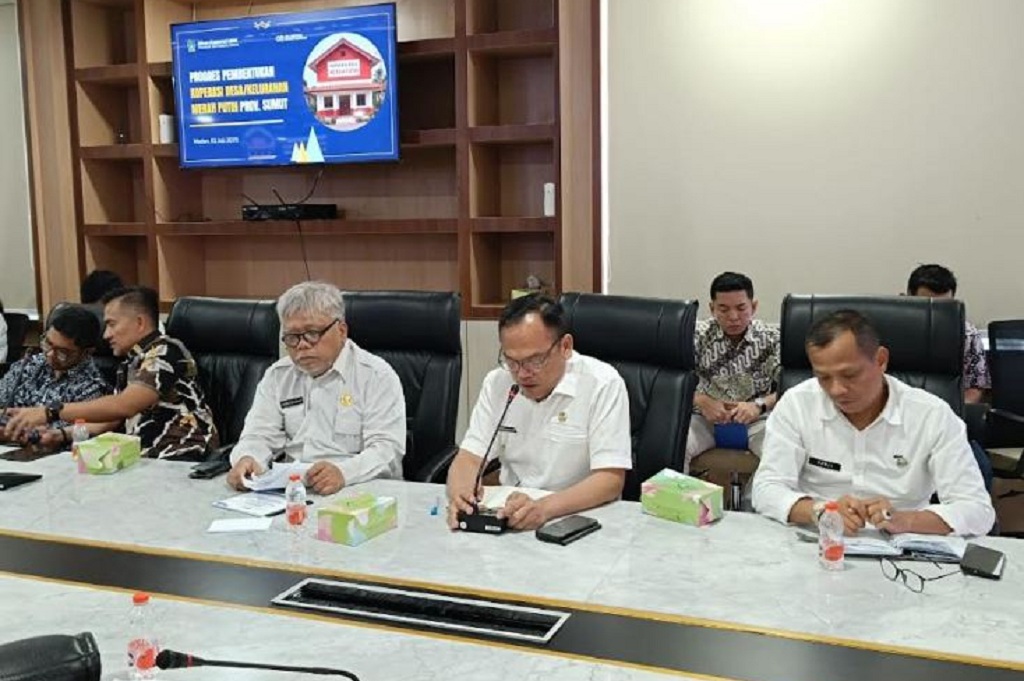 6.610 Koperasi Merah Putih Terbentuk di Sumut, 95 Persen Sudah Berbadan Hukum