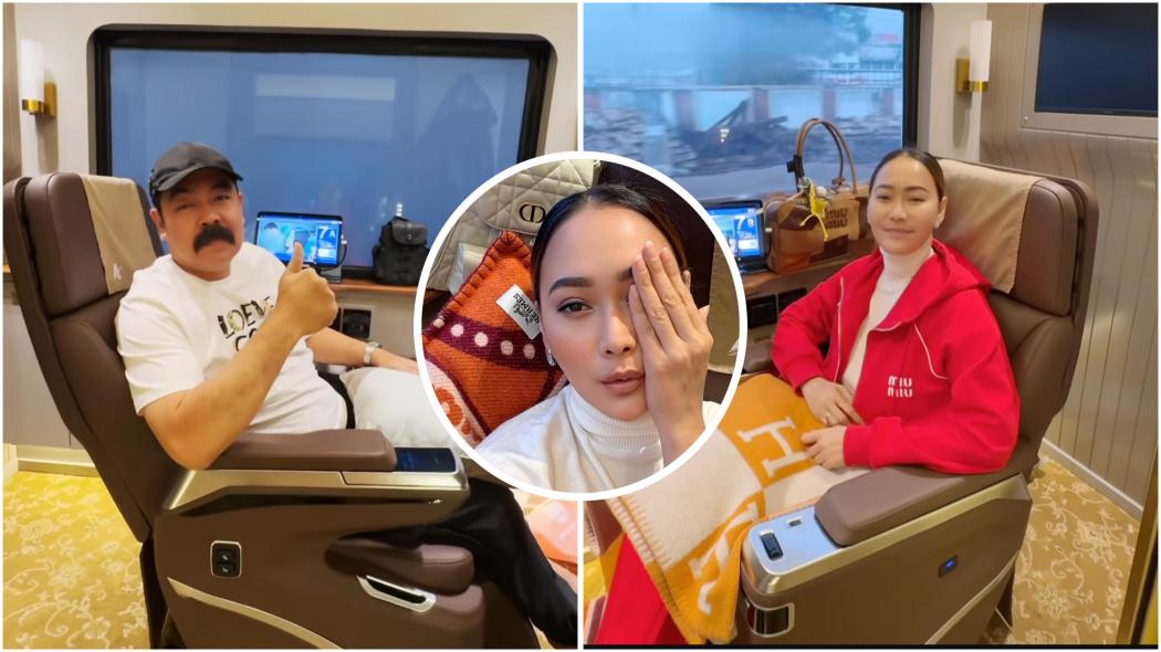 Momen Inul Daratista Ajak Suami ke Semarang Naik Kereta Api, Bantal Sultan Jadi Sorotan!