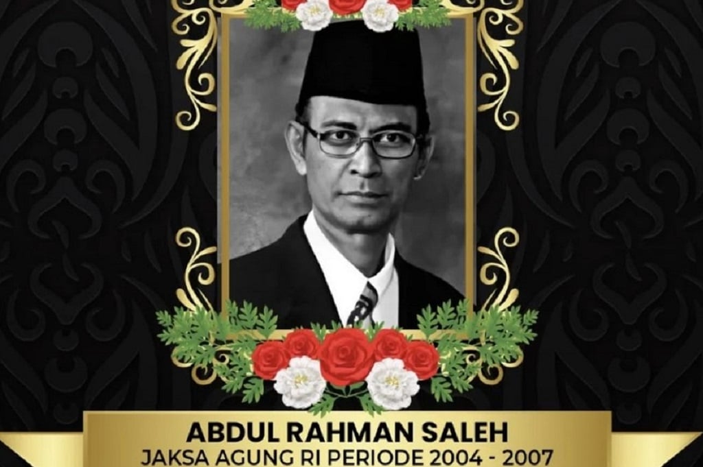 Kabar Duka, Jaksa Agung Era SBY Abdul Rahman Saleh Meninggal Dunia