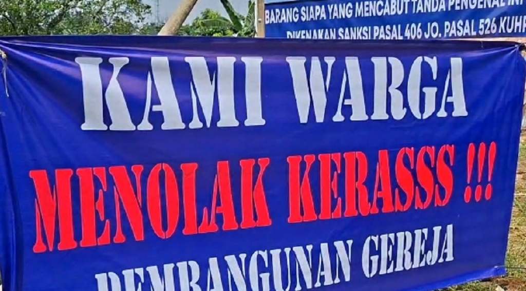 Viral Warga Depok Tolak Pembangunan Gereja, Klaim Tak Diajak Mediasi