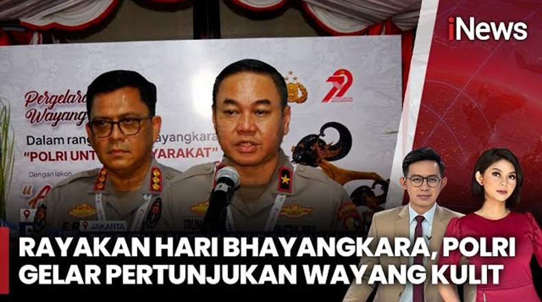 Polri Gelar Pertunjukan Wayang Kulit Rangkaian HUT Bhayangkara, Lestarikan Nilai Budaya