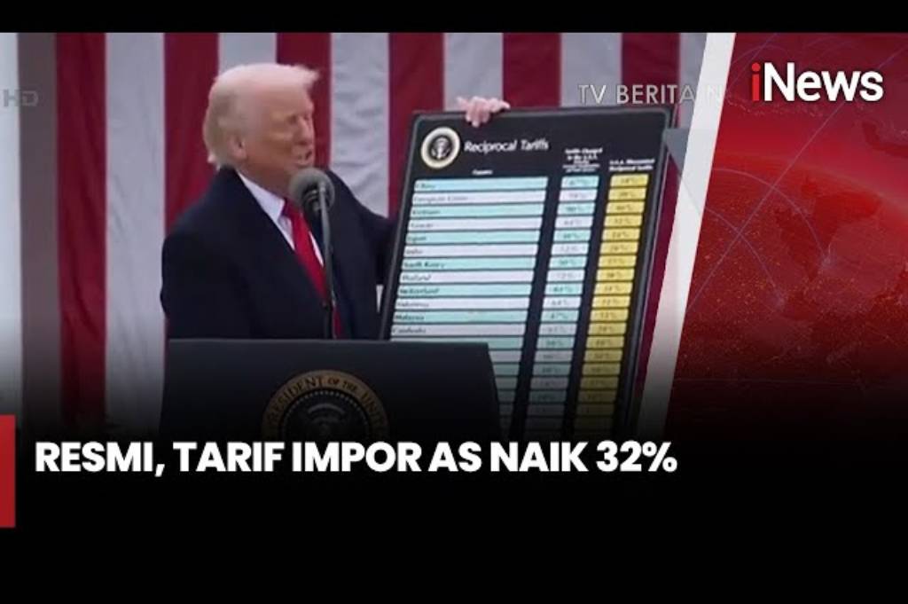 AS Resmi Kenakan Tarif 32% untuk Impor dari Indonesia, Berlaku 1 Agustus 2025