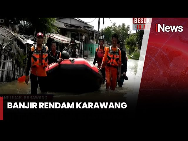 Banjir Karawang Capai 2 Meter, 1.493 Warga Karangligar Terdampak dan Dievakuasi