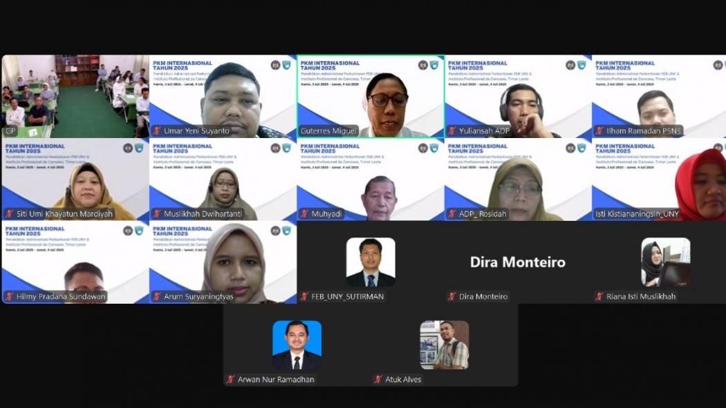 FEB UNY Sukses Gelar Literasi Digital untuk Optimalisasi Kearsipan IPDC Timor Leste